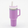 OakridgeStores.com | Artisan Creations - Tumbler with Removable Lid and Straw - Purple - 1" Scale Dollhouse Miniature - 437