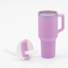 OakridgeStores.com | Artisan Creations - Tumbler with Removable Lid and Straw - Purple - 1" Scale Dollhouse Miniature - 437