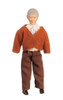 OakridgeStores.com | Aztec - Grandfather Doll with Outfit - 1:12 Scale Dollhouse Miniature Figure - 00068A