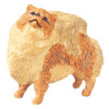 OakridgeStores.com | Aztec - Pomeranian - 1:12 Scale Dollhouse Miniature Figure - A6024