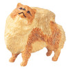 OakridgeStores.com | Aztec - Pomeranian - 1:12 Scale Dollhouse Miniature Figure - A6024