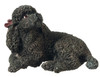 OakridgeStores.com | Aztec - Black Poodle - 1" Scale Dollhouse Miniature Figure - A6028