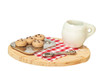 OakridgeStores.com | Aztec - Cookies with Coffee - Dessert Set - 1:12 Scale Dollhouse Miniature Food - A9946