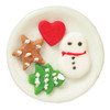 OakridgeStores.com | Aztec - Christmas Cookies on Plate - 1:12 Scale Dollhouse Miniature Food - A9947