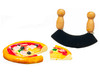 OakridgeStores.com | Aztec - Pizza with Cutter - 1 Scale Dollhouse Miniature Food - A9961