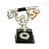 OakridgeStores.com | Aztec - Classic Telephone - Black - 1" Scale Dollhouse Miniature - B0102