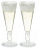 OakridgeStores.com | Aztec - Pilsner Beer Glasses - Set of 2 - 1" Scale Dollhouse Miniature - B0284