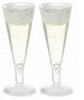 OakridgeStores.com | Aztec - Pilsner Beer Glasses - Set of 2 - 1" Scale Dollhouse Miniature - B0284