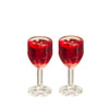 OakridgeStores.com | Aztec - Glasses of Rosé Wine - Set of 2 - 1:12 Scale Dollhouse Miniature - B0304
