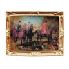 OakridgeStores.com | Aztec - Framed Polo Match - 1" Scale Dollhouse Miniature Picture - B0500
