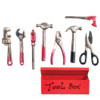 OakridgeStores.com | Aztec - Toolbox with 8 Tools, No Handle - 1" Scale Dollhouse Miniature - B0511