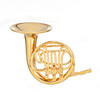 OakridgeStores.com | Aztec - Brass Bass Horn with Case - 1:12 Scale Dollhouse Miniature - B0576
