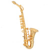 OakridgeStores.com | Aztec - Brass Saxophone with Case - 1:12 Scale Dollhouse Miniature - B0578