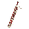OakridgeStores.com | Aztec - Black Bassoon with Case - 1:12 Scale Dollhouse Miniature Musical Instrument - B0587