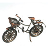 OakridgeStores.com | Aztec - Small Bicycle with Basket - Antique - 1:12 Scale Dollhouse Miniature - B0707
