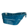 OakridgeStores.com | Aztec - Blue Spatter Bathtub - Bathroom Tub - 1" Scale Dollhouse Miniature - B0710