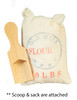 OakridgeStores.com | Aztec - Flour Sack and Scoop - 1" Scale Dollhouse Miniature - B1084