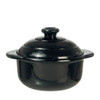 OakridgeStores.com | Aztec - Large Black Pot with Lid - 1:12 Scale Dollhouse Miniature Cookware - B3246