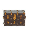 OakridgeStores.com | Aztec - Blanket Chest Trunk - Brown - Glued Shut - 1" Scale Dollhouse Miniature - B3358