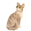 OakridgeStores.com | Aztec - Cat Looking Back - Gray Cat Figure - 1:12 Scale Dollhouse Miniature - E0110
