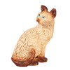 OakridgeStores.com | Aztec - Cat Looking Back Figure - Siamese - 1:12 Scale Dollhouse Miniature - E0114