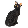 OakridgeStores.com | Aztec - Cat Looking Back Figure - Black - 1:12 Scale Dollhouse Miniature - E0115