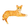 OakridgeStores.com | Aztec - Cat Back Leg Down Figure, Orange - 1:12 Scale Dollhouse Miniature - E0121
