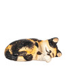 OakridgeStores.com | Aztec - Cat Laying Right, Calico - 1" Scale Dollhouse Miniature Figure - E0163