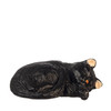 OakridgeStores.com | Aztec - Cat Laying Right, Black - 1" Scale Dollhouse Miniature Figure - E0165