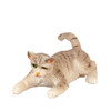 OakridgeStores.com | Aztec - Playing Cat Gray Figure - 1:12 Scale Dollhouse Miniature - E0170