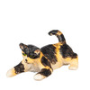 OakridgeStores.com | Aztec - Playing Cat Calico Figure - 1:12 Scale Dollhouse Miniature - E0173