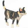 OakridgeStores.com | Aztec - Standing Cat - Calico - 1:12 Scale Dollhouse Miniature Figure - E0193