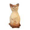 OakridgeStores.com | Aztec - Sitting Cat, Eyes Closed - Siamese - 1:12 Scale Dollhouse Miniature Figure - E0204