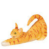 OakridgeStores.com | Aztec - Cat Stretching - Orange - 1:12 Scale Dollhouse Miniature Figure - E0221