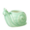 OakridgeStores.com | Aztec - Ceramic Snail Jar - Green - 1" Scale Dollhouse Miniature - G5973
