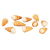 OakridgeStores.com | Aztec - Cream Horns - Set of 10 - 1" Scale Dollhouse Miniature Food - G6216