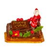 OakridgeStores.com | Aztec - Yule Log Cake - 1" Scale Dollhouse Miniature Food - G6252