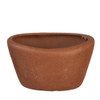 OakridgeStores.com | Aztec - Small Round Terra Cotta Pot - 1:12 Scale Dollhouse Miniature Planter - G6483