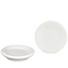 OakridgeStores.com | Aztec - Round Ceramic Plate - White - 1 Scale Dollhouse Miniature - G6631