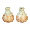 OakridgeStores.com | Aztec - Handpainted Ceramic Vases - Set of 2 - 1" Scale Dollhouse Miniature - G6842