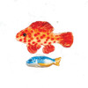 OakridgeStores.com | Aztec - Fishes - Set of 2 - 1" Scale Dollhouse Miniature Figures - G6868