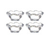 OakridgeStores.com | Aztec - Small Clear Bowls, Set of 4 - 1:12 Scale Dollhouse Miniature Dinnerware - G7434