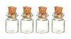 OakridgeStores.com | Aztec - Glass Bottles - Set of 4 - 1:12 Scale Dollhouse Miniature - G7736