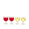 OakridgeStores.com | Aztec - 4 Filled Wine Glasses - 1:12 Scale Dollhouse Miniature - G8298