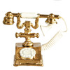 OakridgeStores.com | Aztec - Classic Telephone, Gold - 1" Scale Dollhouse Miniature - G8640 717425686404