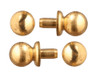 OakridgeStores.com | Aztec - Door Knobs, 5 mm - 4 Pieces - 1:12 Scale Dollhouse Miniature Hardware - S0104