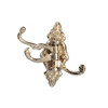 OakridgeStores.com | Aztec - Triple Coat Hook - Chrome - 1" Scale Dollhouse Miniature Hardware - S1901C