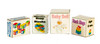 OakridgeStores.com | Aztec - Baby Toy Boxes - Set of 4 - 1:12 Scale Dollhouse Miniature - SH0090