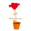 OakridgeStores.com | Aztec - Valentine Heart Pot - 1:12 Scale Dollhouse Miniature - SH0115