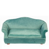 OakridgeStores.com | Aztec - Teal Living Room Sofa - 1:12 Scale Dollhouse Miniature - T2022